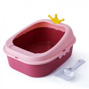 Crown and Mermaid Cat Litter Box