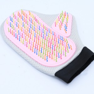 Enhanced Pet Hair Deshedding Mitt Brush Glove