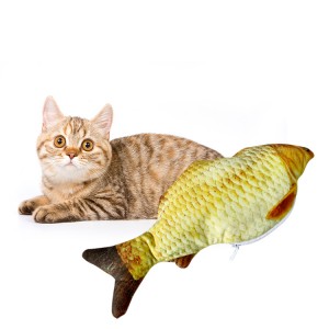 I-Flopping Wiggle Fish Moving Cat Kicker Catnip Toys