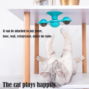 Divertides joguines interactives de gats de molí de vent amb herba gatera