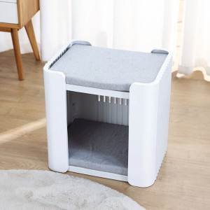 Furnitur Gaya Dog Crate End Tabel Pet Kennels