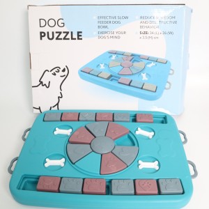 Interaktif Dog Pengayaan Ngubaran Toys pikeun Pelatihan IQ Anjing Leutik Sedeng ageung
