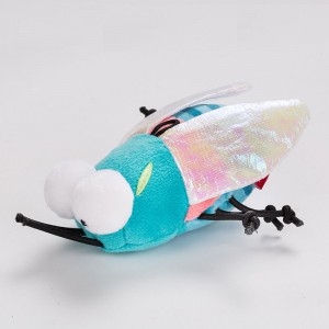 Insekter form Chirping Toy Elektrisk plys-lydende kattelegetøj
