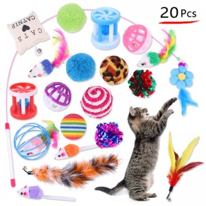 Set Aneka Mainan Kucing Interaktif Mainan Anak Kucing