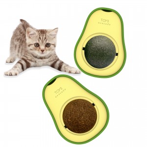 Pisică rotativă ecologică care lingă cu minge de catnip jucării pentru pisici