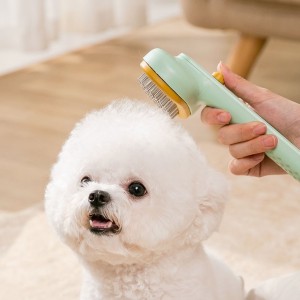 Cat supplies pet massage one-click hair removal comb Cat hair comb