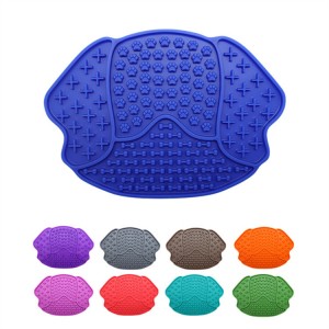 Colorful mixed silicone pet products silicone small dog food dish basin