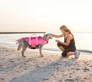 מעיל הצלה לכלב חיות מחמד Ripstop Fashion בנות ים