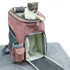 ສະໜອງ ODM China Portable Comfort Soft Sided Dog&Cat Pet Carrier Bag