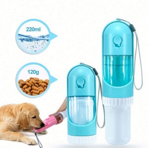 Fixed Competitive Price China Dropshipping Service 2021 Pet Water Fountain Cat and Dog Automatic Feeder Dispenser Container with LED Light