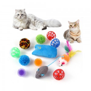 12pcs Interactive kitten cat Tunnel  cat safety cat scratching toys set