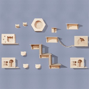 Мебел играчки за качување на мачки на ѕид