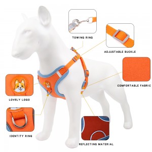 Reflective Adjustable Cute Small Dog Harness