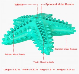 اسباب بازی های آب تمیز کننده دندان های جیر ستاره دریایی اسباب بازی های شناور برای سگ ها