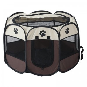 Portabel Foldable Latihan piaraan Playpen Tenda Anjing Kennel