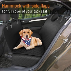 Nonslip Convertible Dog Back Seat Cover Protector Hammock