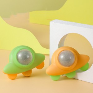 Catnip toy rocket airship shape chew pet toys