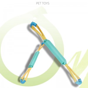 Bavlnené lano interaktívne žuvacie doplnky pre domáce zvieratá, hračky pre psov