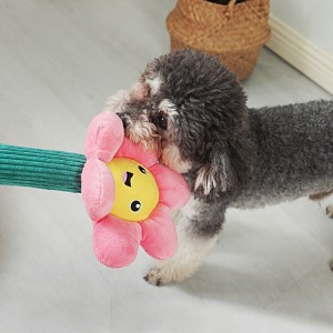 Sunflower plush teasing dog stick vocalizing Squeaky dog toys