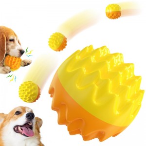 TPR ball squeaky vocalizing dog training summer water toys