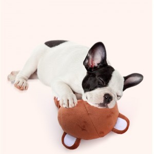 Kreativne plišane igračke za škripave pse na leđima malih životinja