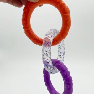 Wholesale Cross-border Rubber Ring Throwing Pet Bite-Resistant Toy