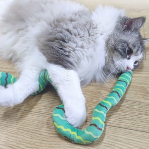 Плюшевые интерактивные кошачьи игрушки из кошачьей мяты жадная змея оптом