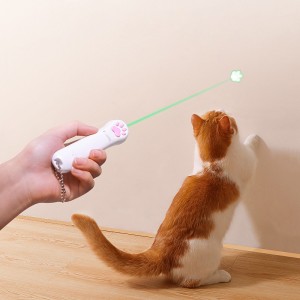 Beste prys vir elektriese klinkende tuimelaar Laser Terg speelgoed vir kat