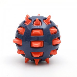 TPR dog color matching Thorn Ball dog toys