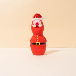 Божиќни играчки за кучиња од 3 ЕЕЗ Латекс Дедо Мраз Елк Снешко