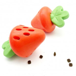 Strawberry šargarepa Gumeni molar interaktivni pokret za žvakanje sa sporom hranilicom