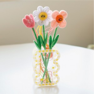 Palo de gato burlador Xoguete de campá incorporado con borla longa de flores