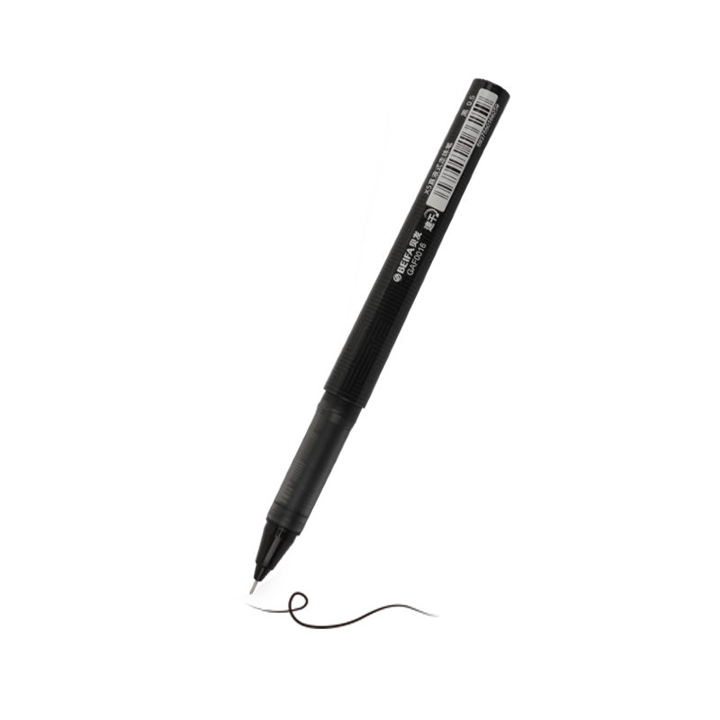 Ручка-роллер «EDGE» без чернил с быстросохнущими черными чернилами 0,5 мм