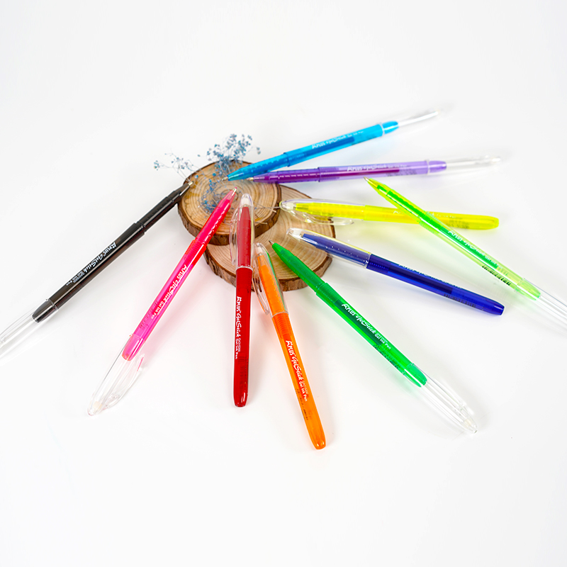 0.7mm/0.5mm Cheap Multicolor Gel Pen Set 50 Count