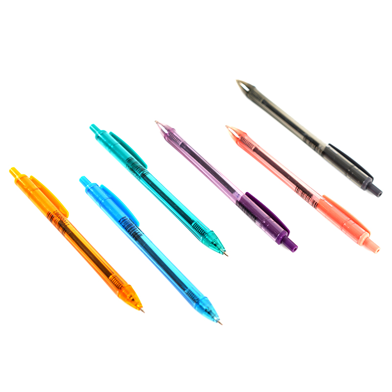 1.0mm/0.7mm Triangular Grip Multicolour Ballpoint Pen Black Ink