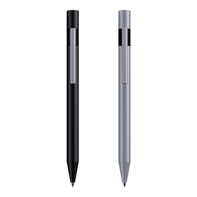 Rotated Model Office Business Metal Gel Ink Pen 0.5mm