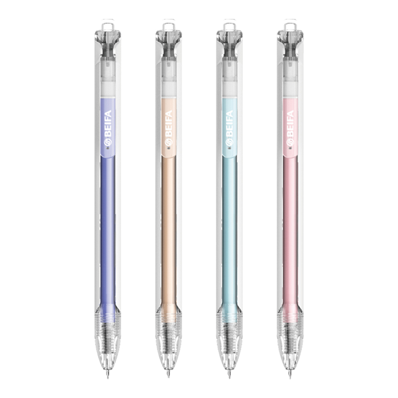 “SIMPLE の SUPERIOR” Pressed Retractable Gel Ink Pen Bullet Tip