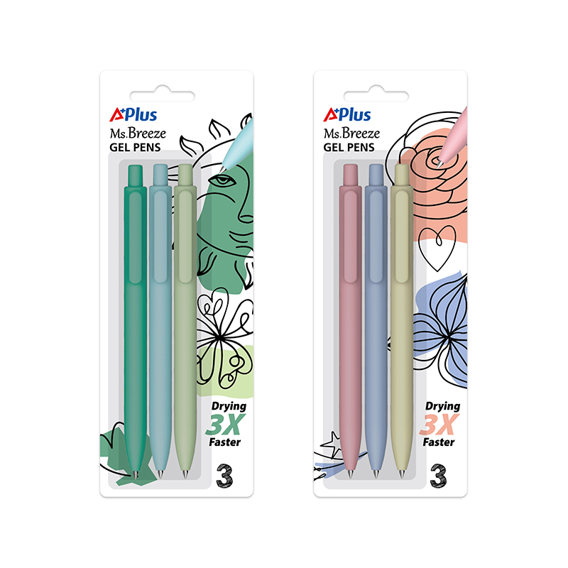 6 Colors Gel Ink Pen Painting Pen for Students Children Office