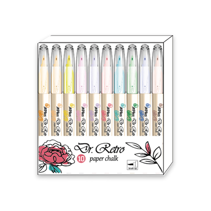 10 Pastel Colors Acrylic Marker for Hand Lettering&Coloring&Painting