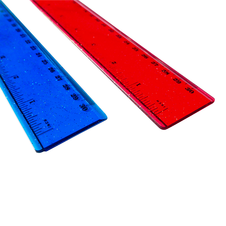 Durable  School Office Supply 30cm Plastic Ruler Set