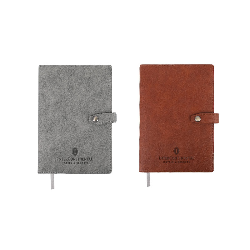 A5 PU Leather 80g Paper Business Notebook for Office Hotel