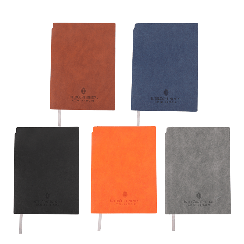 PU Leather Cover Business Notebook Set with 80g Dawling Paper
