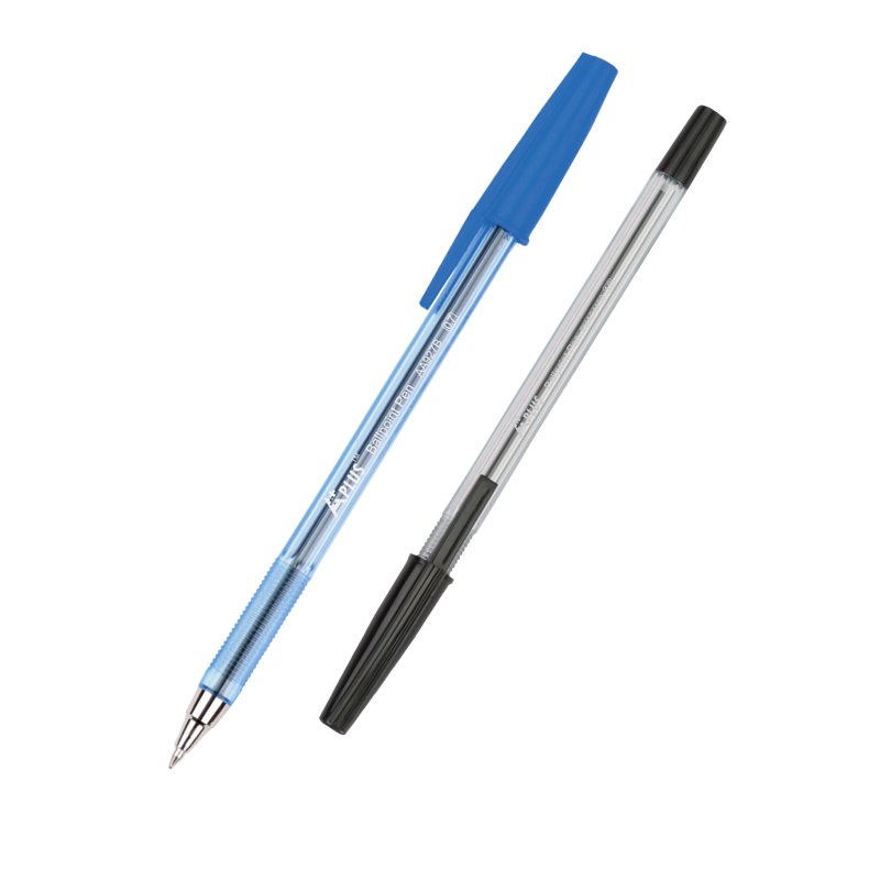 1.0mm/0.7mm Transparent Custom Plastic Ballpoint Pen