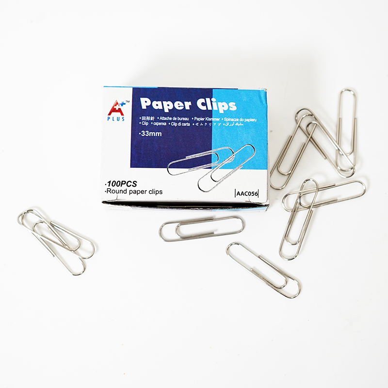 33mm Siliver Paper Clips 100PCS Packing