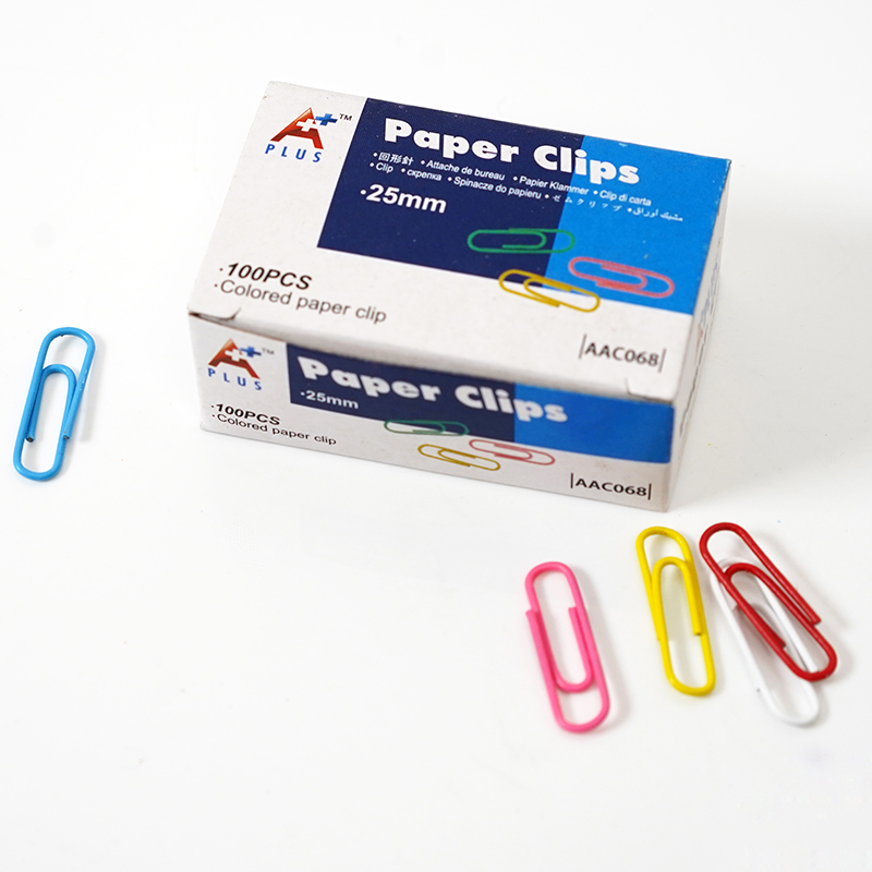 25mm Color Paper Clips 100PCS Packing