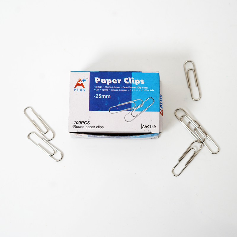 25mm Siliver Paper Clips 100PCS Packing