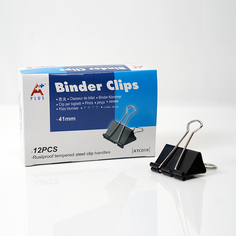 41mm Black Binder Clips