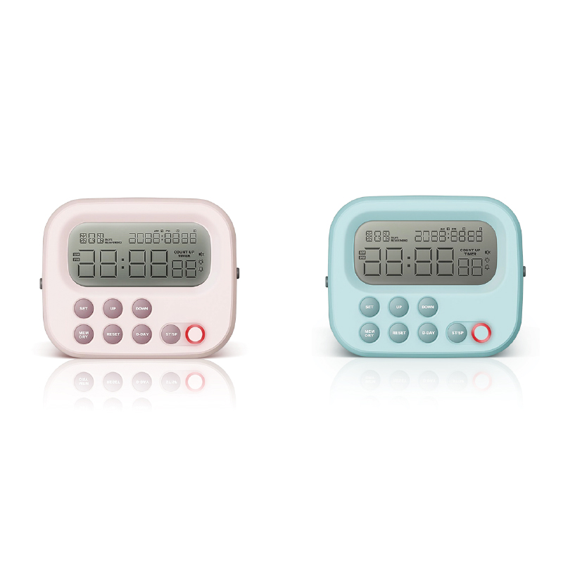 Multifunctional Timer and Alarm Clock with Vibration for Cooking Baking Sports Games Office