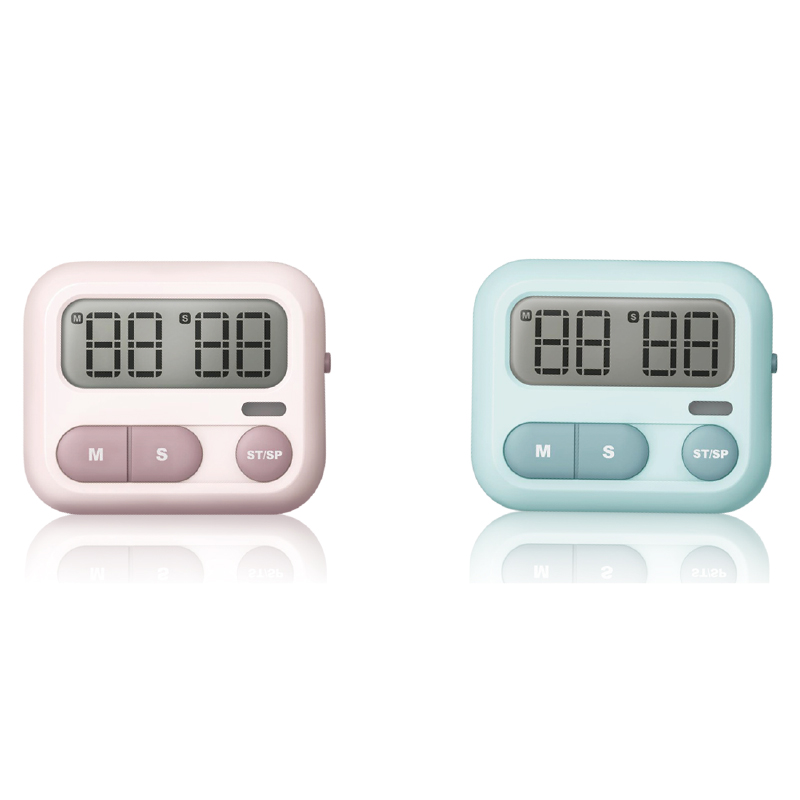 6.5*5.4*2.0cm Mini Multifunctional Timer and Alarm Clock with Vibration