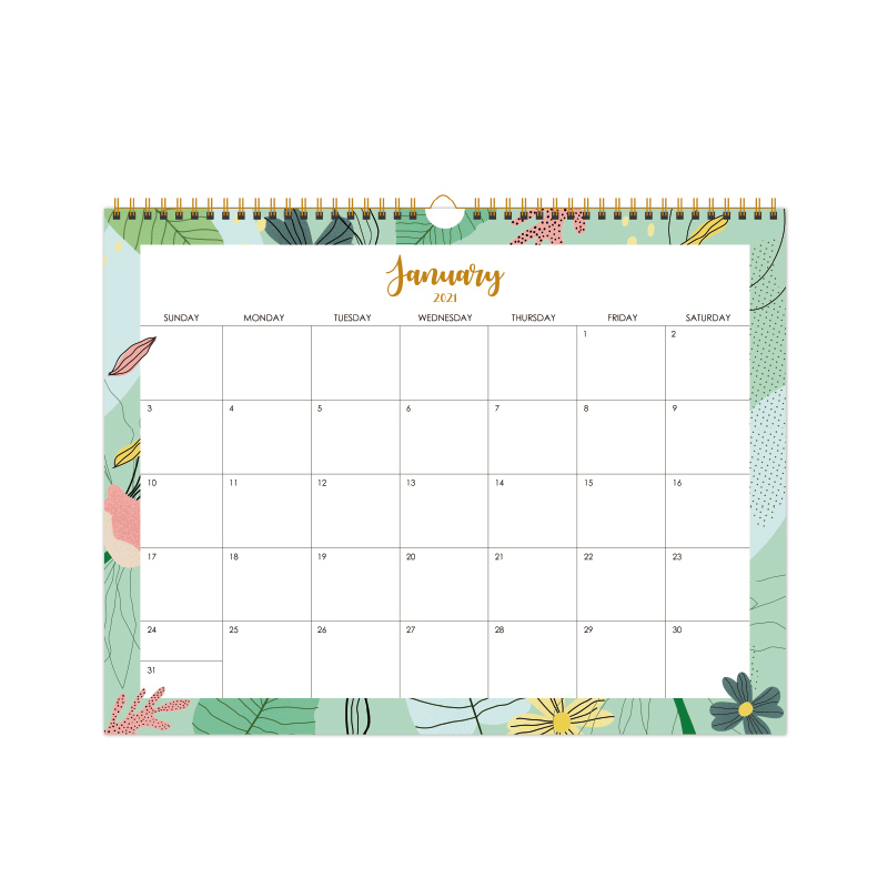 Calendario mensual de 15 meses, calendario automático, enero de 2021 – marzo de 2022